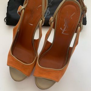 YSL slingbacks